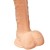 Duży sztuczny Penis z jądrami i przyssawką Wyraźna żołądź 4
