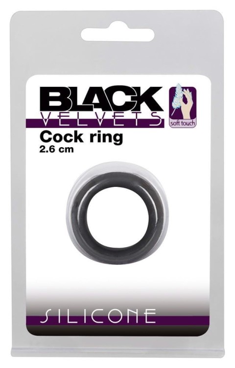 Black Velvets Pierścień na penisa S-4