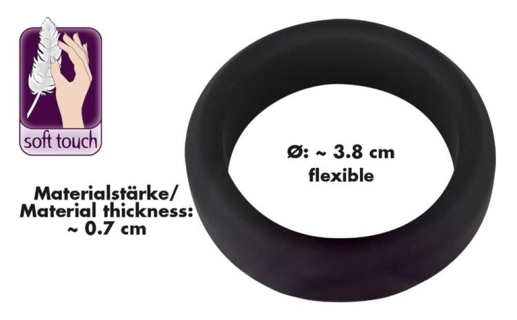 Black Velvets Pierścień na penisa L-4