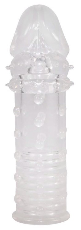 Nakładka na penisa stymuluje i przedłuża o 4 cm-3