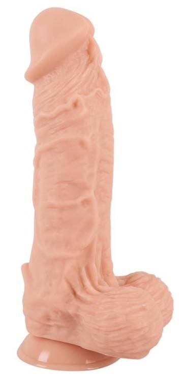 Żylasty penis gigant Dildo z przyssawką 24 x 7,3 cm-1