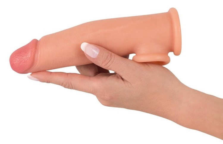Duża nakładka - wydłuża i pogrubia penisa +5 cm-3