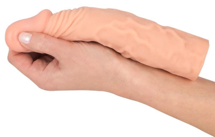 Nature Skin Nakładka na penisa + 3 cm-5