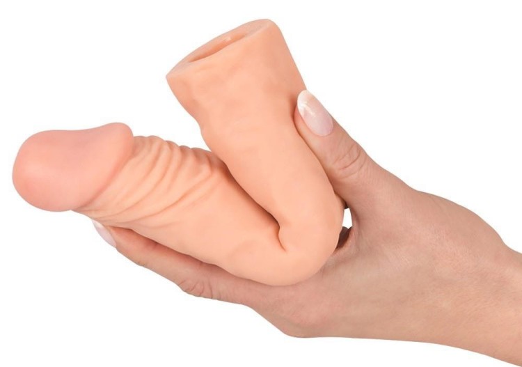 Nature Skin Nakładka na penisa + 3 cm-6