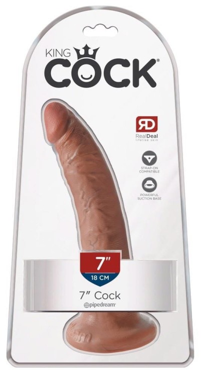 Realistyczny penis bez jąder  Wielkość 17,8/4,1 cm-4