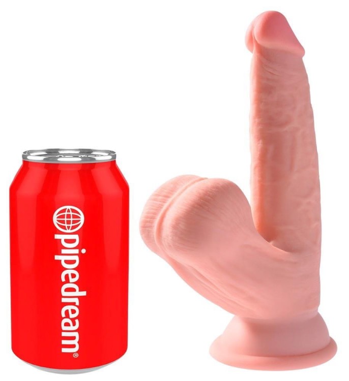 Realistyczny penis Ruchome jądra 17,7/4,2 cm