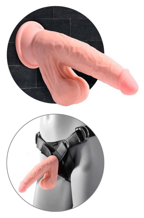 Realistyczny penis Ruchome jądra 17,7/4,2 cm-3