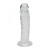 Żelowe bezbarwne dildo Penis 19,3/4,3 cm-1