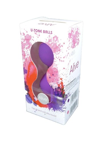 Kulki gejszy trener mięśni kegla fioletowe