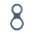 Boners Silicone Cock Ring And Ball Stretcher - Grey