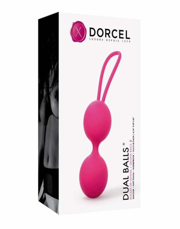 Dorcel klasyczne kulki gejszy magenta-1