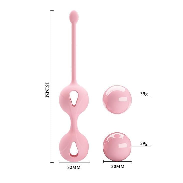 Prettylove Kulki gejszy 80 g różowe-5