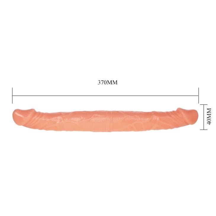 Dwustronny klasyczny penis 37 cm-4