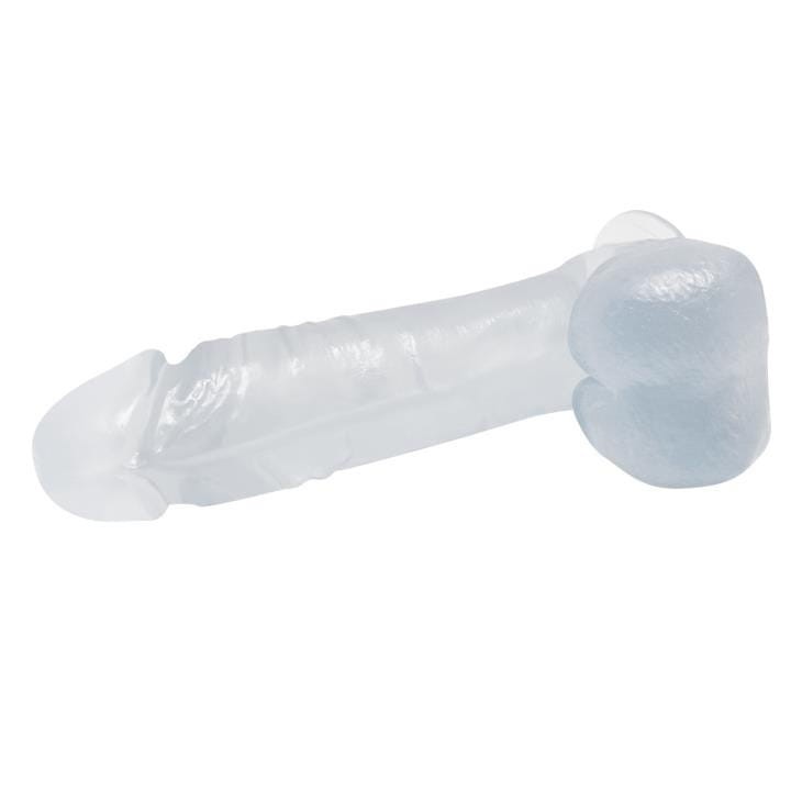 Żelowe bezbarwne dildo Penis 15/4,2 cm-4