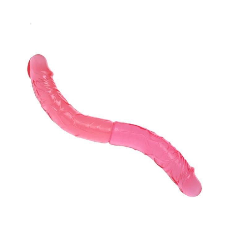 Podwójny żelowy penis dla dwojga 36/3,8 cm-2