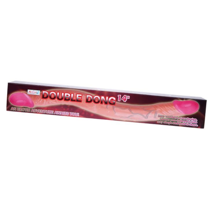 Podwójny żelowy penis dla dwojga 36/3,8 cm-5