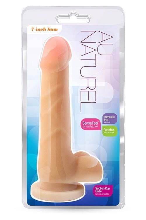 Dildo Penis z jądrami Realizm doznań 17,7 cm-4