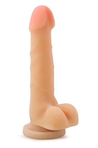 Dildo Penis z jądrami Realizm doznań 17,7 cm-1