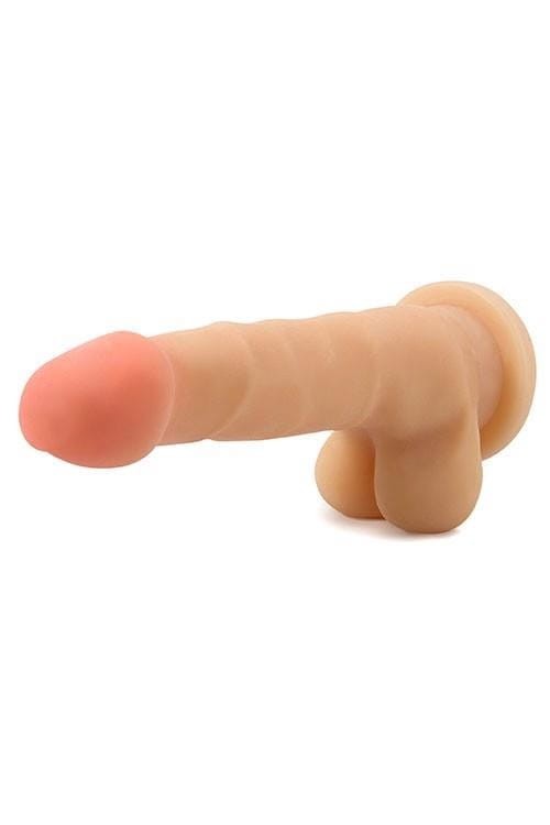 Dildo Penis z jądrami Realizm doznań 17,7 cm-3
