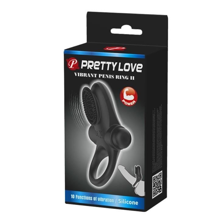 Wibrujący pierścień na penisa Prettylove-7