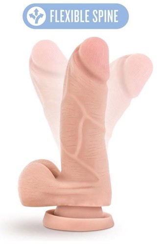 Dildo Penis bez wibracji Cielisty 14,6 cm-1