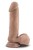 Dildo Penis bez wibracji Brązowy 20,3 cm