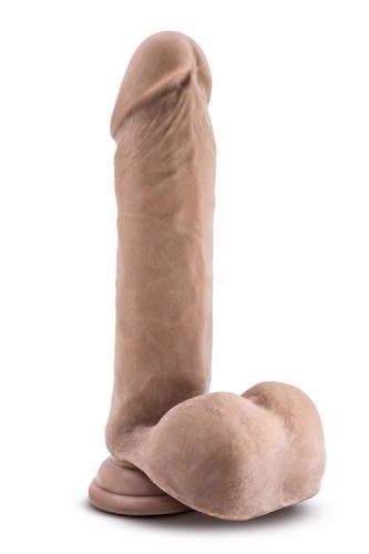 Dildo Penis bez wibracji Brązowy 20,3 cm-1
