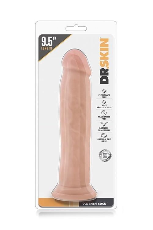 Falliczne dildo Penis z przyssawką do ściany 24 cm-4