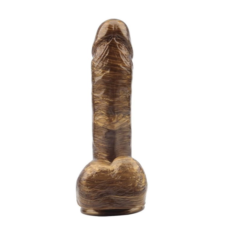 Żelowy penis do ściany lub strap-ona 19,5 x 4,5 cm-1