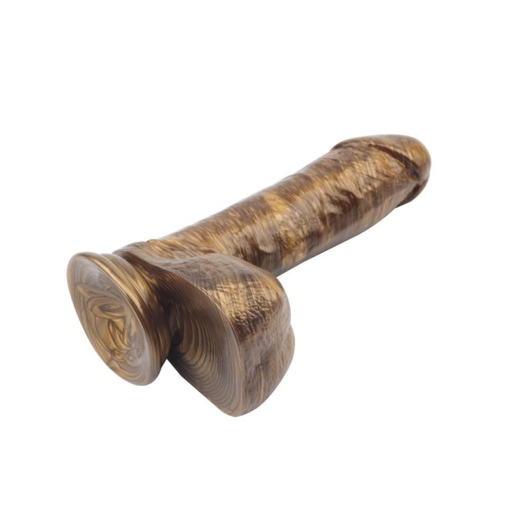 Żelowy penis do ściany lub strap-ona 19,5 x 4,5 cm-3