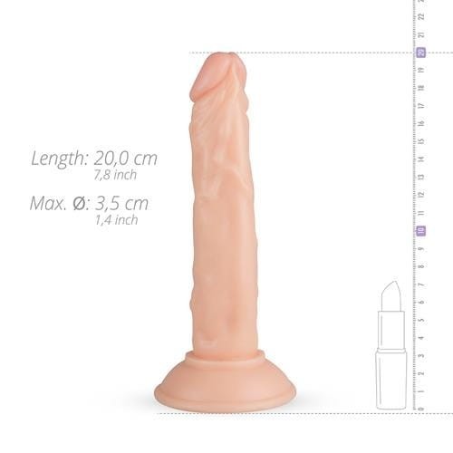 Smukły penis do ściany lub strap-ona 20 x 3,5 cm-2