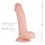 Giętki penis do ściany lub strap-ona 22 x 4,5 cm-2