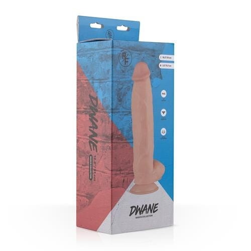 Giętki penis do ściany lub strap-ona 31 x 5,7 cm-4