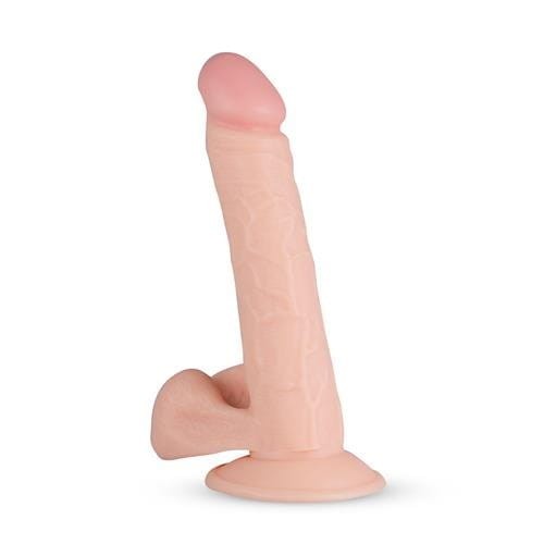 Giętki penis do ściany lub strap-ona 22 x 4,8 cm-1