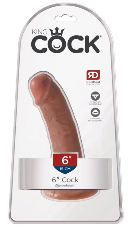 Falliczne dildo do strap-ona lub ściany 15,3 cm-4