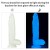 Świecące na niebiesko dildo Wysokość 25 cm-4