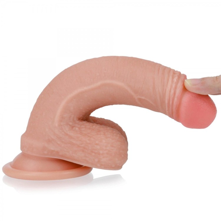 Dildo w dotyku jak prawdziwy penis 13 cm-2