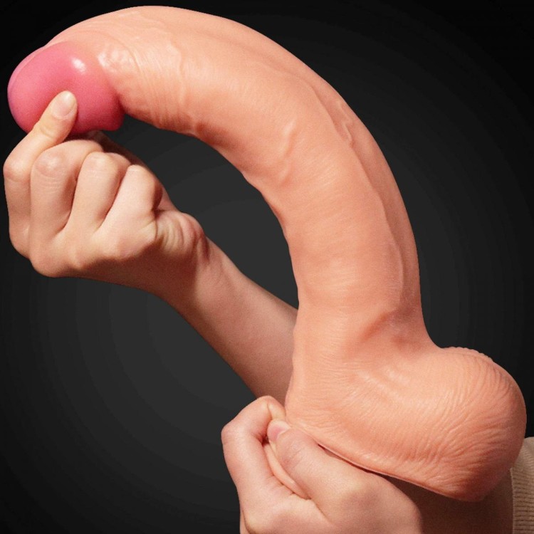 Gigant penis z silikonu Premium 30,5/5,8 cm-7
