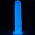Świecące na niebiesko dildo Wysokość 21,3 cm-1