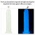 Świecące na niebiesko dildo Wysokość 21,3 cm-5