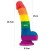 Kolorowe dildo Silikon Wymiary penisa 15/4 cm-1