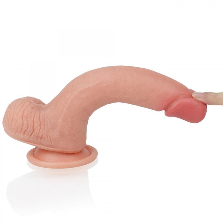Naturalny penis z silikonu Premium  20,5/3,5 cm-4