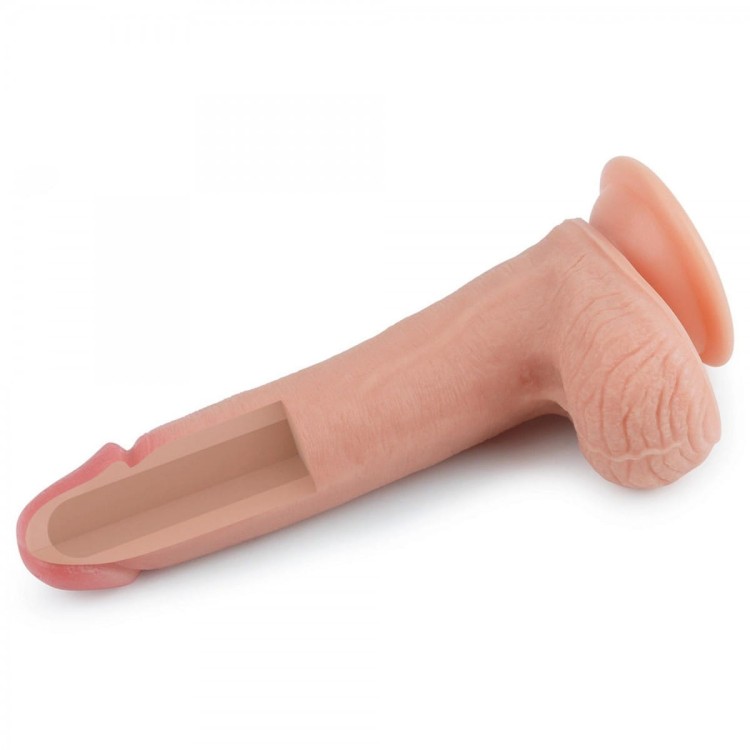 Naturalny penis z silikonu Premium  20,5/3,5 cm-6