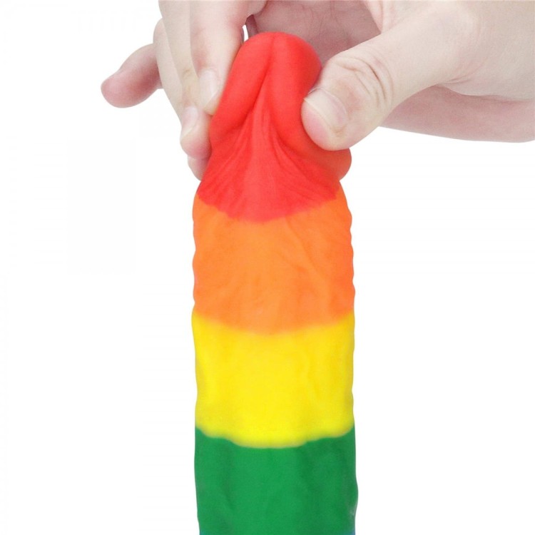Kolorowe dildo Silikon Wymiary penisa 15/4 cm-4