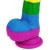 Kolorowe dildo Silikon Wymiary penisa 15/4 cm-5