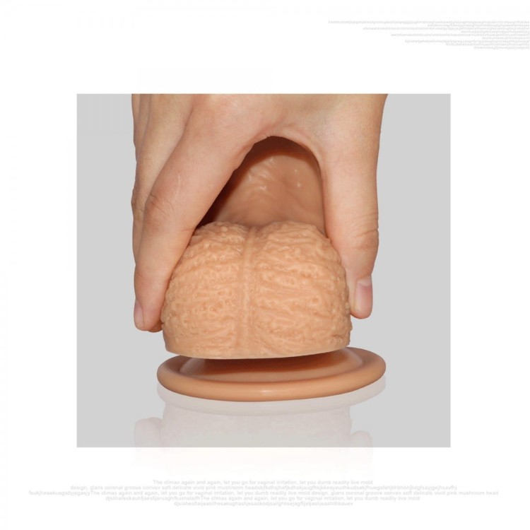 Dildo w dotyku jak prawdziwy penis 15,5 cm-2