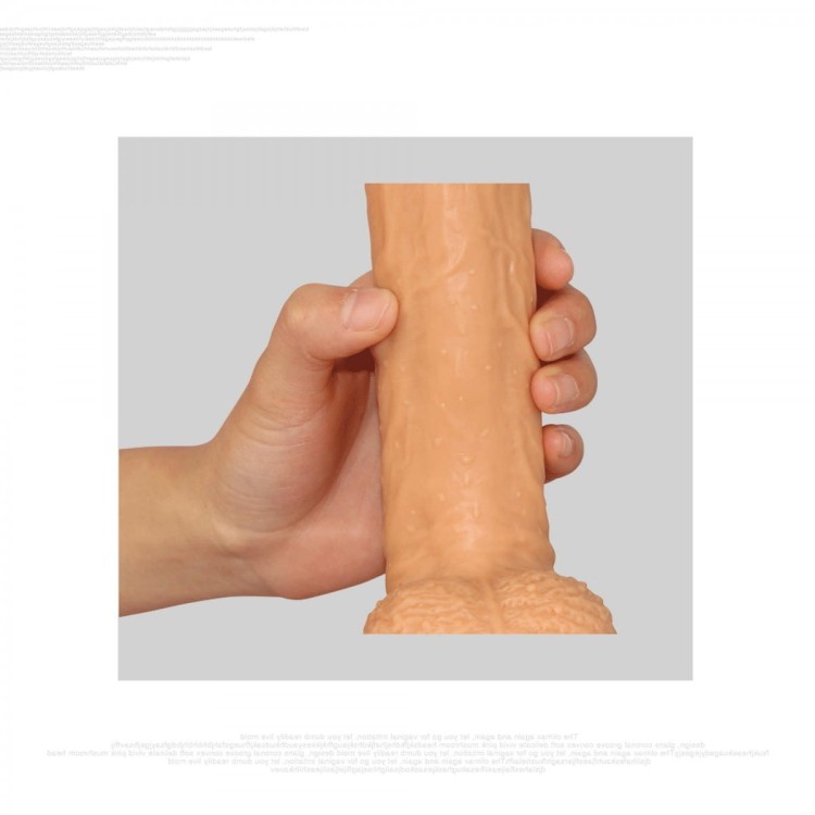 Dildo w dotyku jak prawdziwy penis 15,5 cm-3