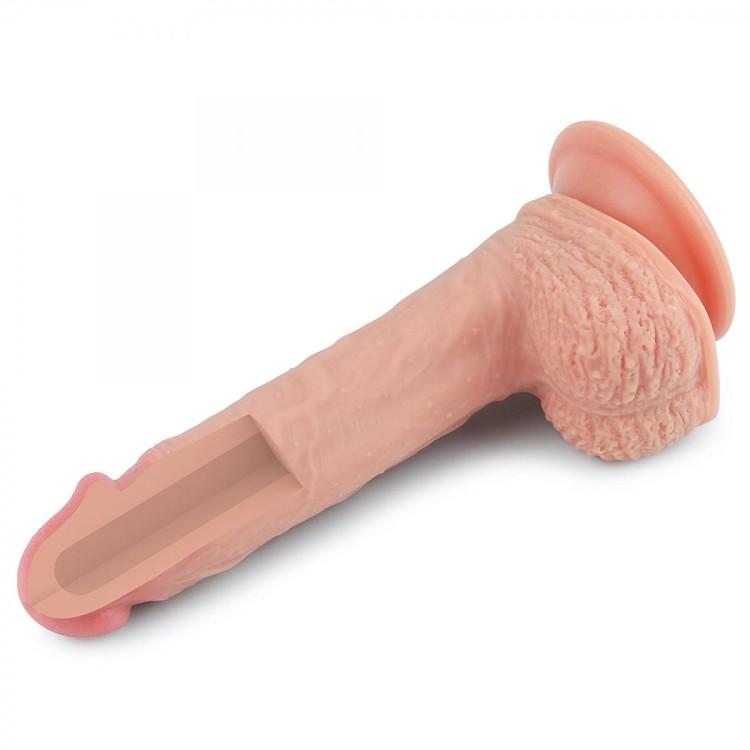 Dildo w dotyku jak prawdziwy penis 15,5 cm-6