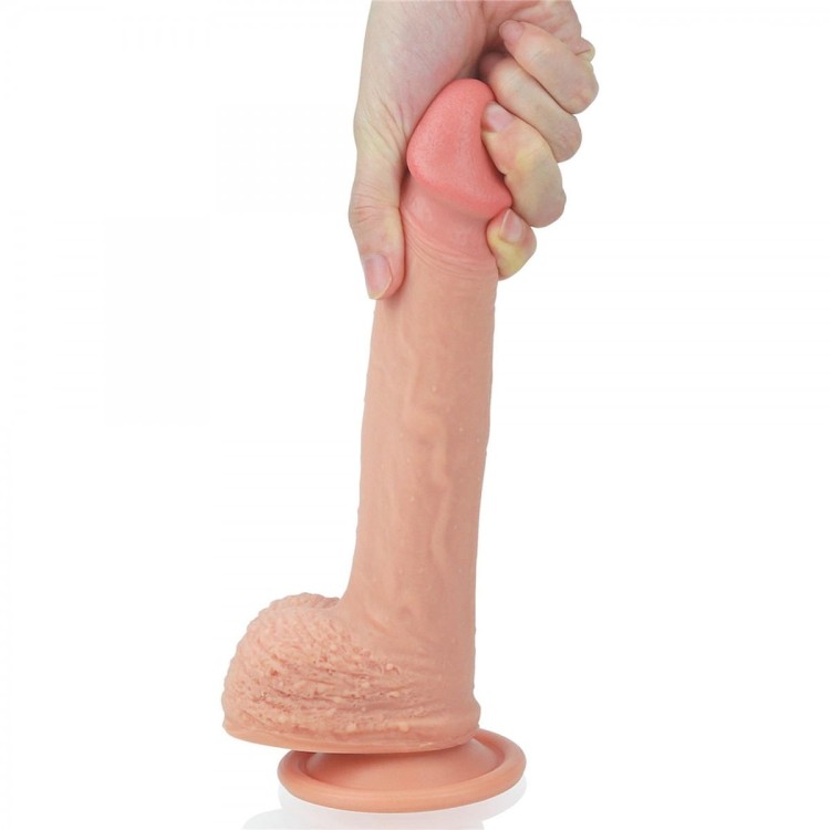 Dildo w dotyku jak prawdziwy penis 15,5 cm-7