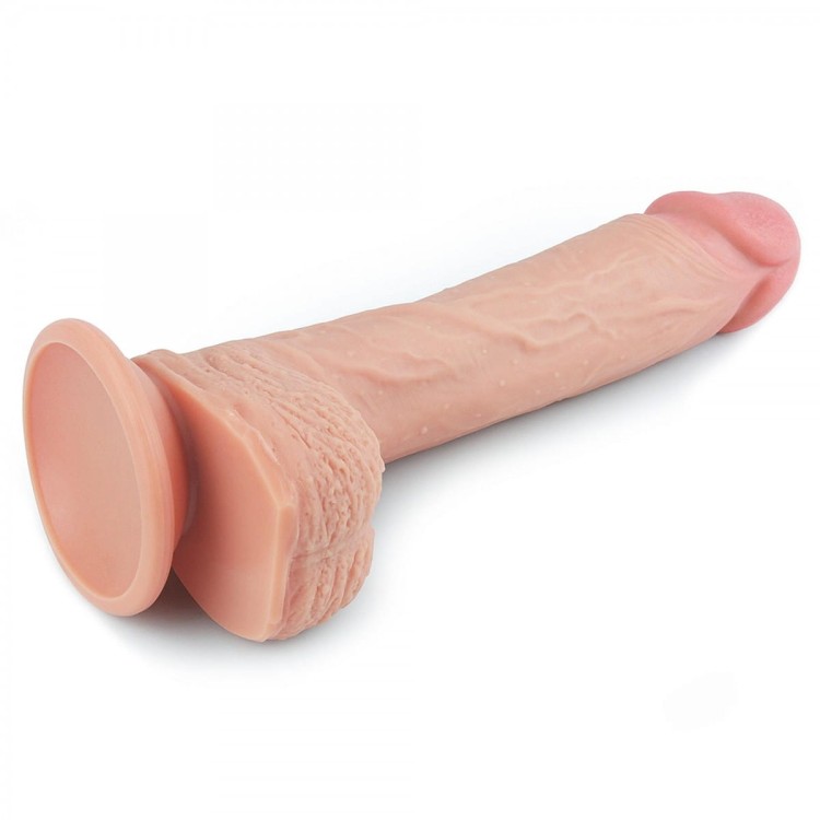 Dildo w dotyku jak prawdziwy penis 15,5 cm-10